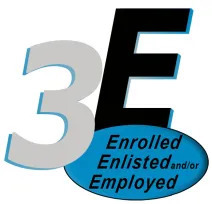 3E ( Enrolled, Enlisted, Employed) Icon
