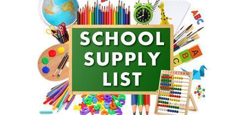 School Supply List 25-26