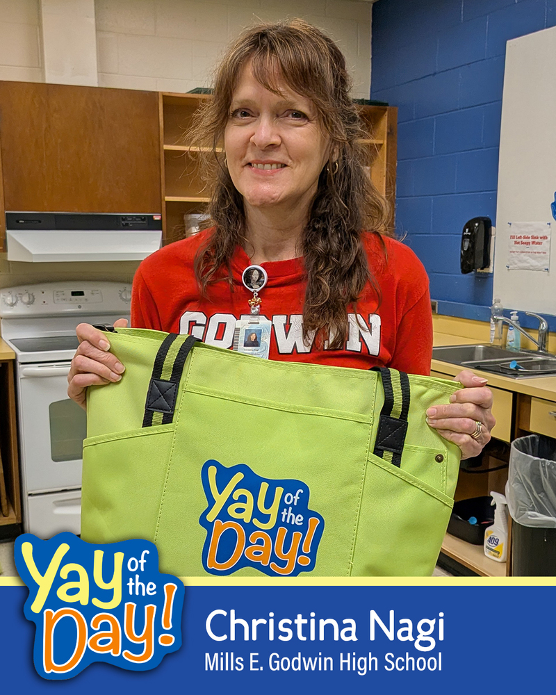 Christina Nagi with Mills E. Godwin High School