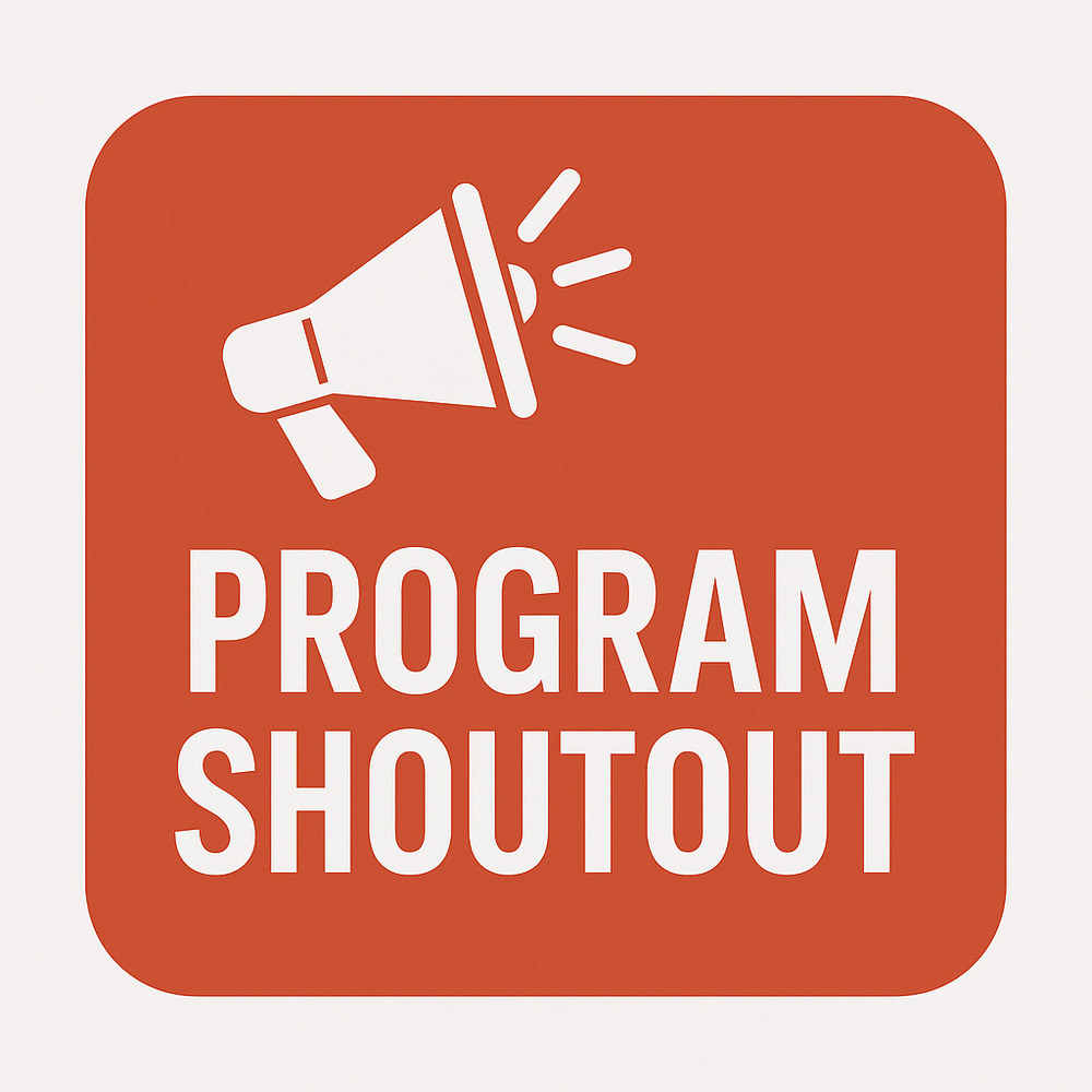 Program Shoutout!