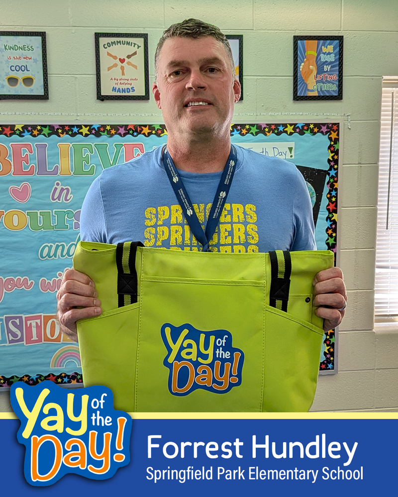 Forrest Hundley with Springfield Park Elementary School