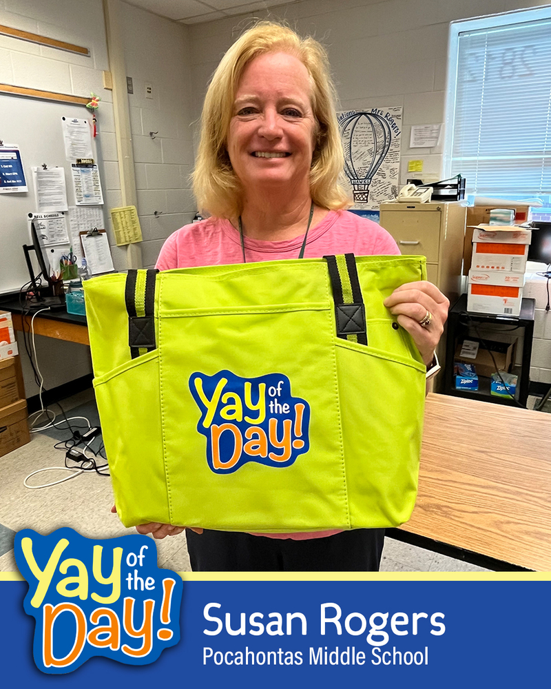 Susan Rogers with Pocahontas Middle School