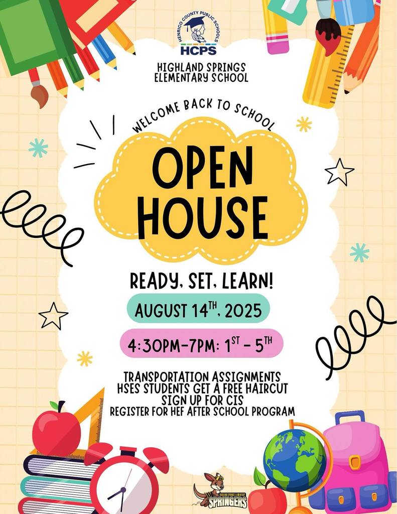 1st-5th open house