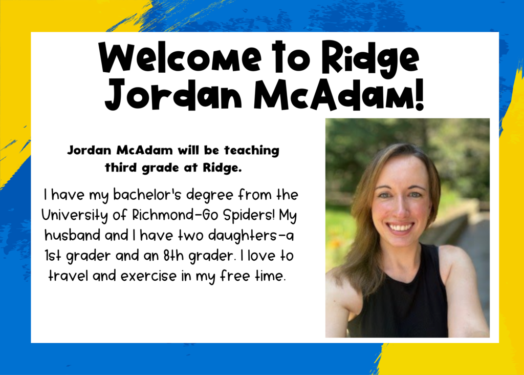Welcome to Ridge Jordan Mcadam!