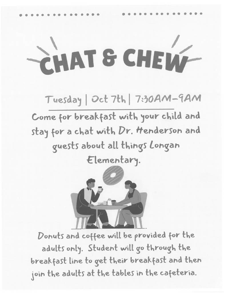 October Chat & Chew flier