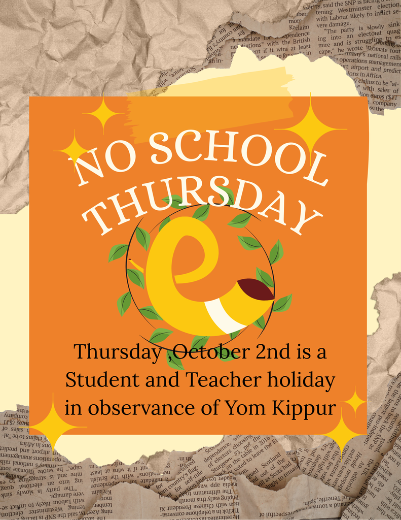 No School Flyer