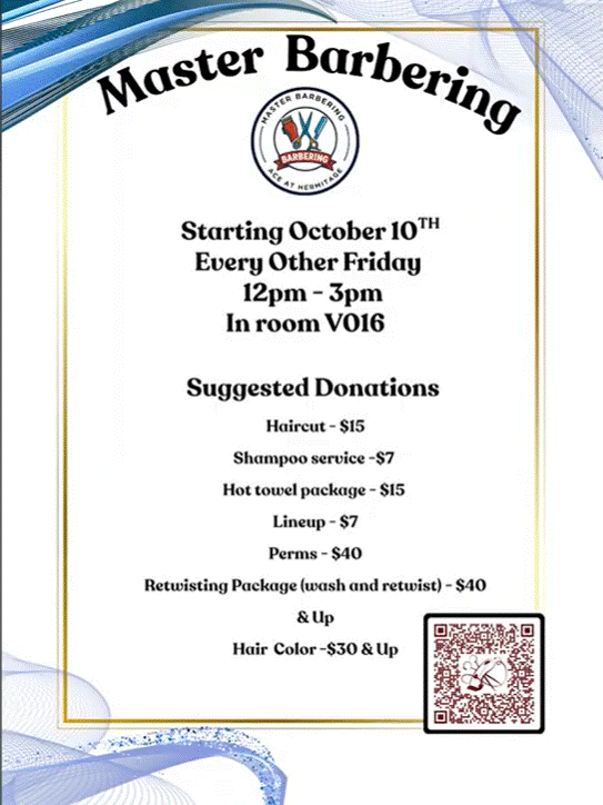Master Barbering Clinic Flyer