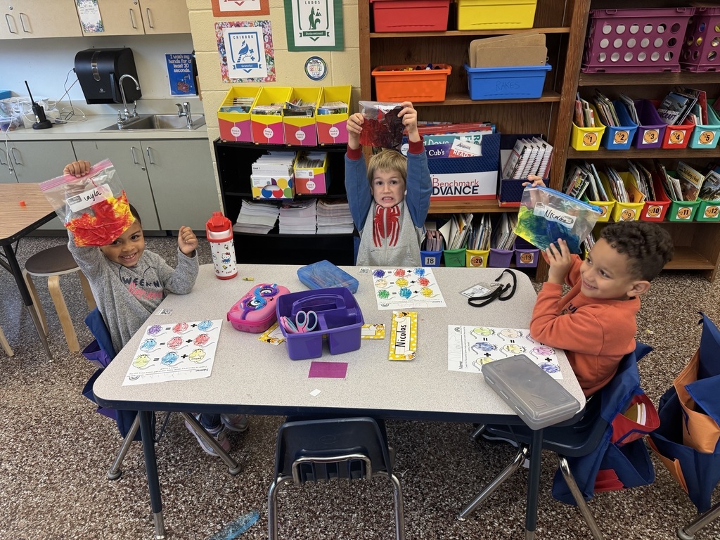 Students exploring matter! 