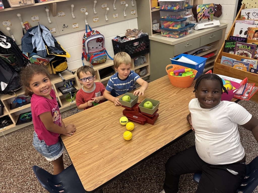 Students exploring matter! 