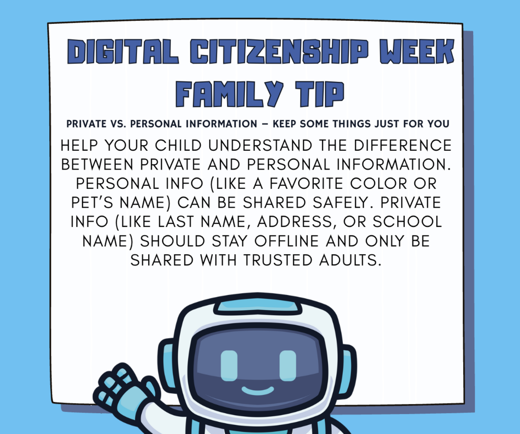Tips about digital citizenship.