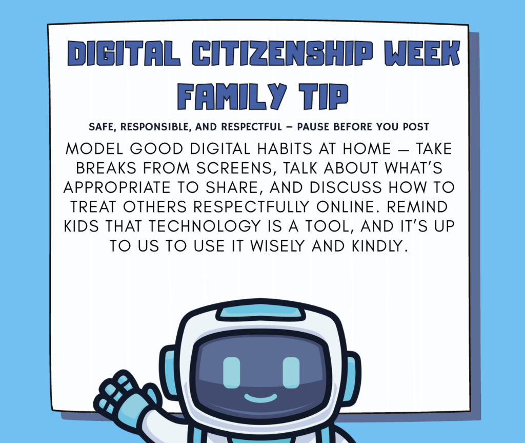 Tips for digital citizenship!
