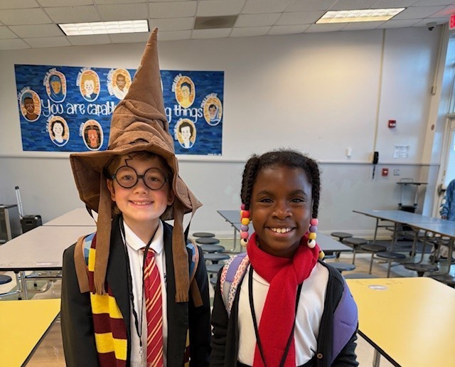 Students dressed up! 