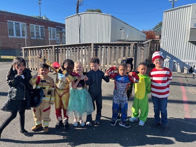 Students dressed up!