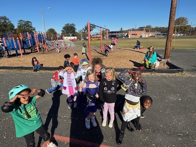 Students at recess!