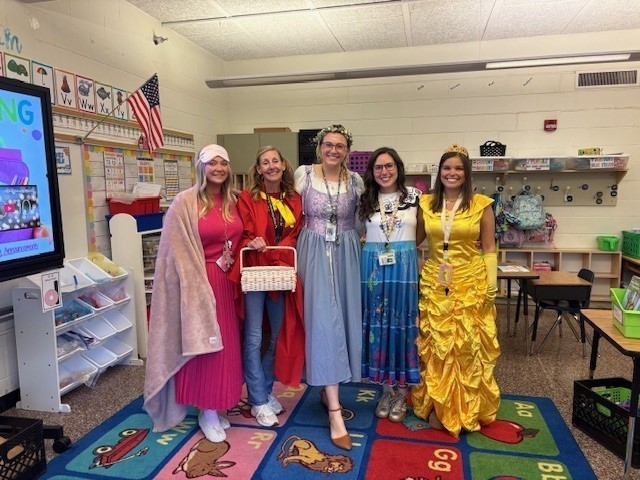 Teachers dressed up!