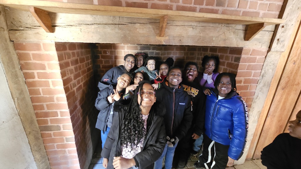 Students pose for a picture.