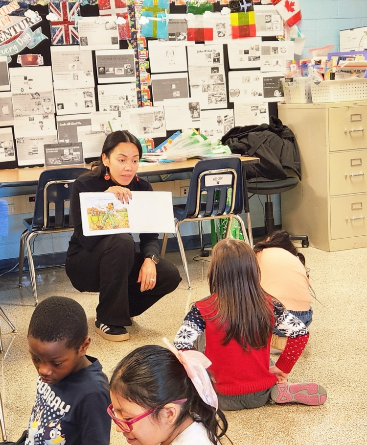 ESL students learning about sequencing