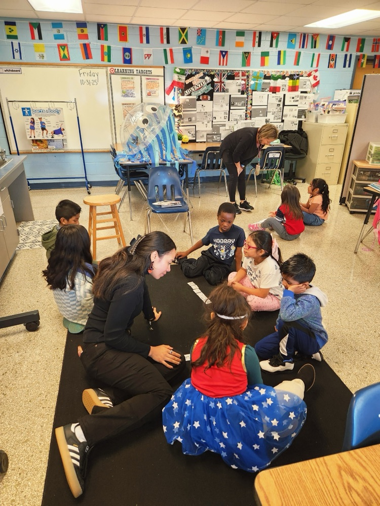 ESL students learning about sequencing