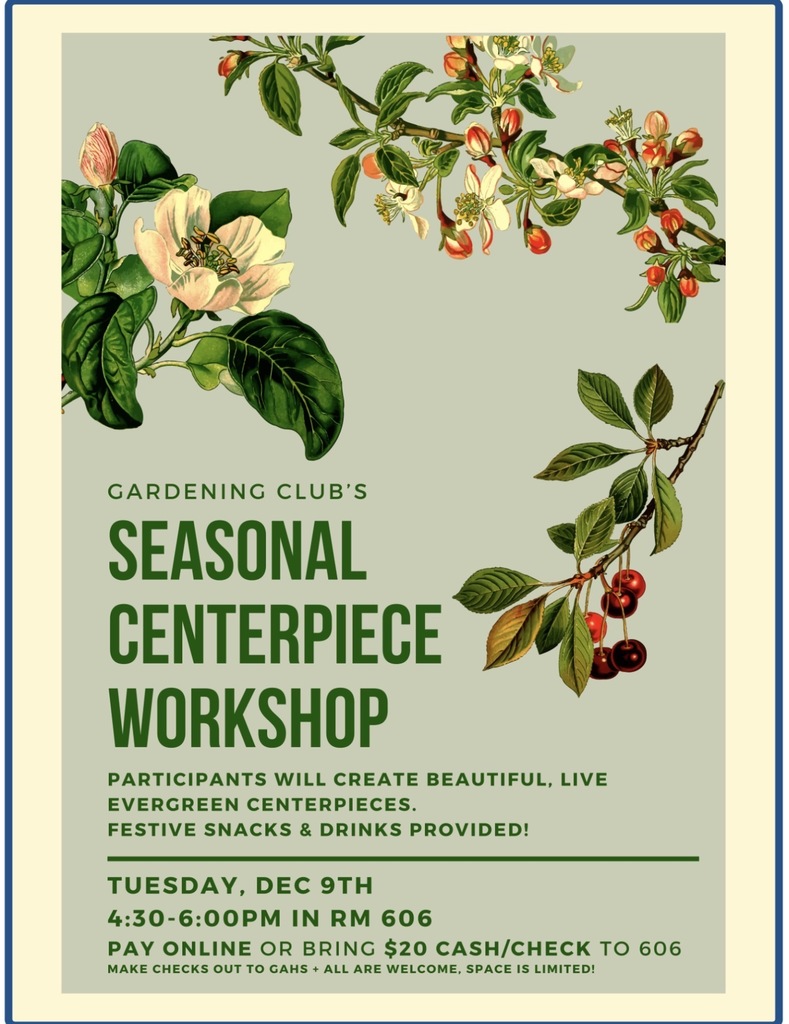 seasonal centerpiece workshop clipart