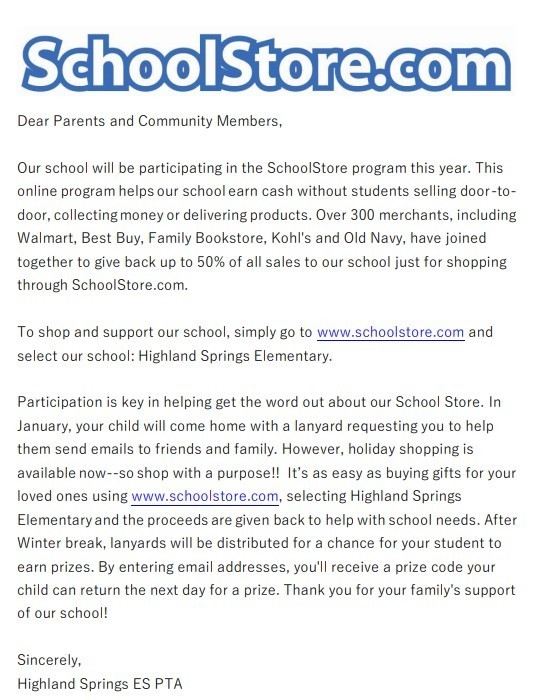 schoolstoreinformation