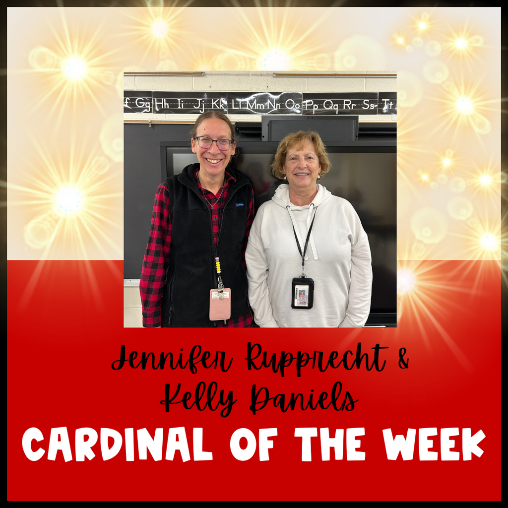 Cardinals Shine Bright, and this week our light is shining on Jennifer Rupprecht and Kelly Daniels! 🥳 Nominated by a peer for their awesomeness, they truly brighten our workplace.  Mrs. Rupprecht and Mrs. Daniels will enjoy a celebratory lunch donated by The Dominion Club and prime parking spots for the week!  #CardinalOfTheWeek #StaffAppreciation #CardinalsShineBright #TheDominionClub