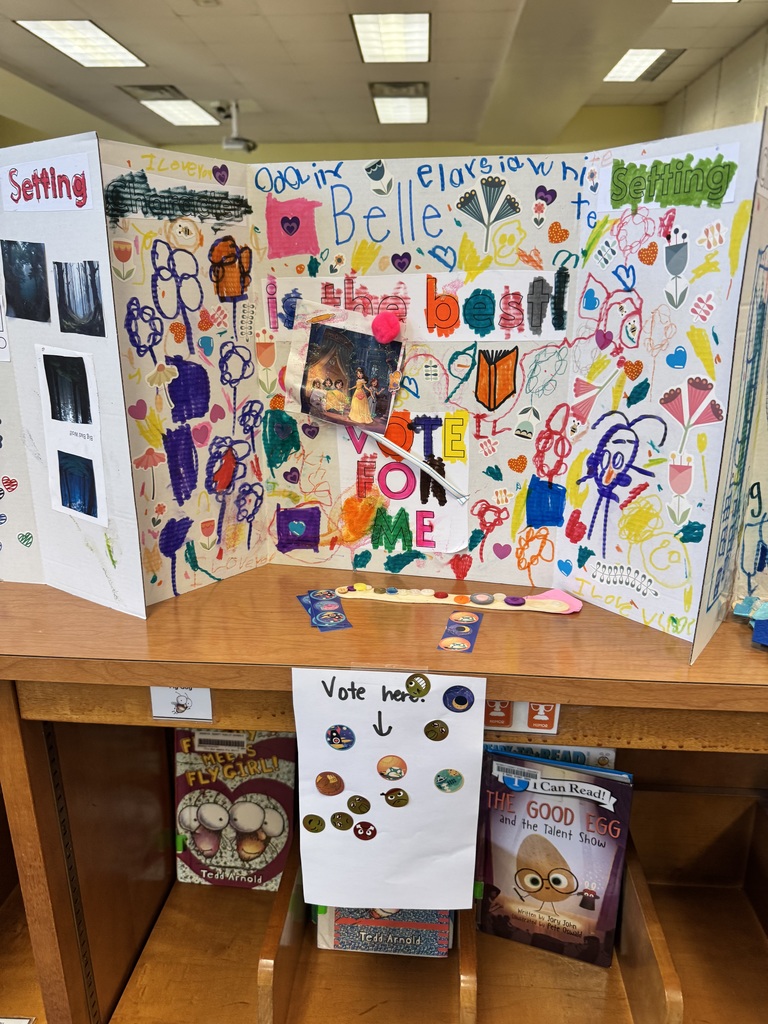 A Belle poster with flowers, princesses, and other stickers.