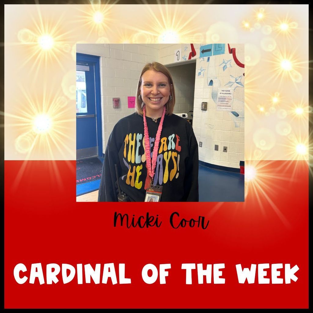 Cardinals Shine Bright, and this week our light is shining on Micki Coor! 🥳 Nominated by a peer for her awesomeness, she truly brightens our workplace.  Ms. Coor and her nominator will enjoy a celebratory lunch donated by The Dominion Club and prime parking spots for the week!  #CardinalOfTheWeek #StaffAppreciation #CardinalsShineBright #TheDominionClub