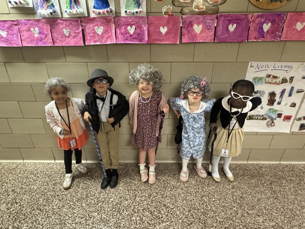 Dressed like 100 year olds!