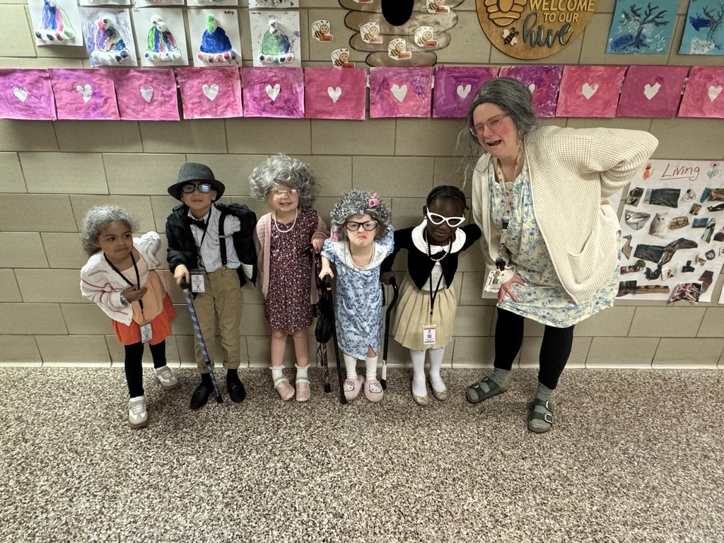 Dressed like 100 year olds!