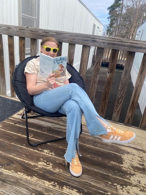 Teachers reading Charlotte's Web