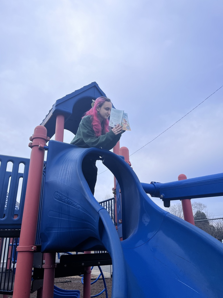 Teachers reading Charlotte's Web all over the school!