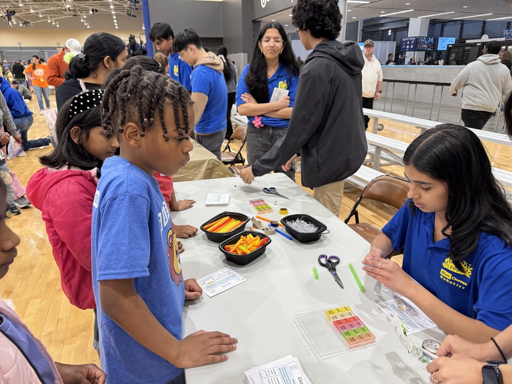 Students learn about circuits.