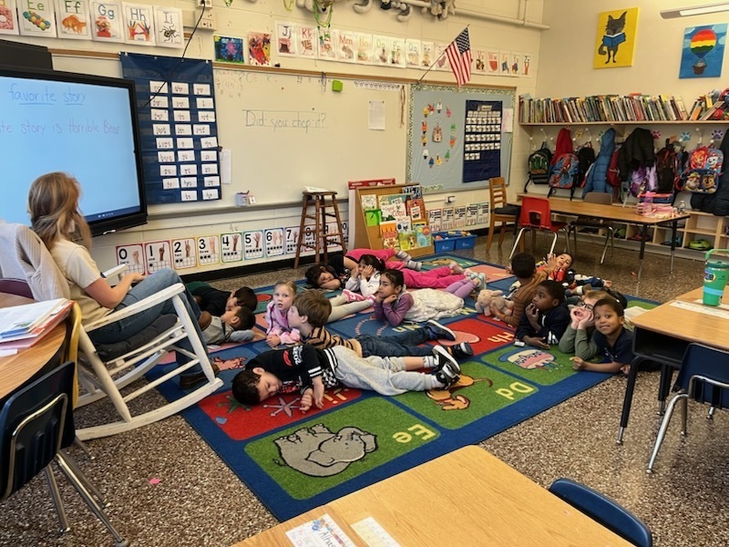 Mrs. Carriere and her students!