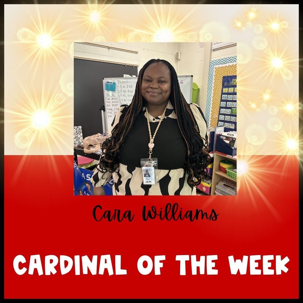 Cardinals Shine Bright, and this week our light is shining on Cara Williams! 🥳 Nominated by a peer for her awesomeness, she truly brightens our workplace. Ms. Williams and her nominator will enjoy a celebratory lunch donated by The Dominion Club and prime parking spots for the week! #CardinalOfTheWeek #StaffAppreciation #CardinalsShineBright #TheDominionClub