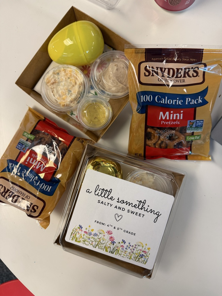 4th and 5th grade teacher snacks 