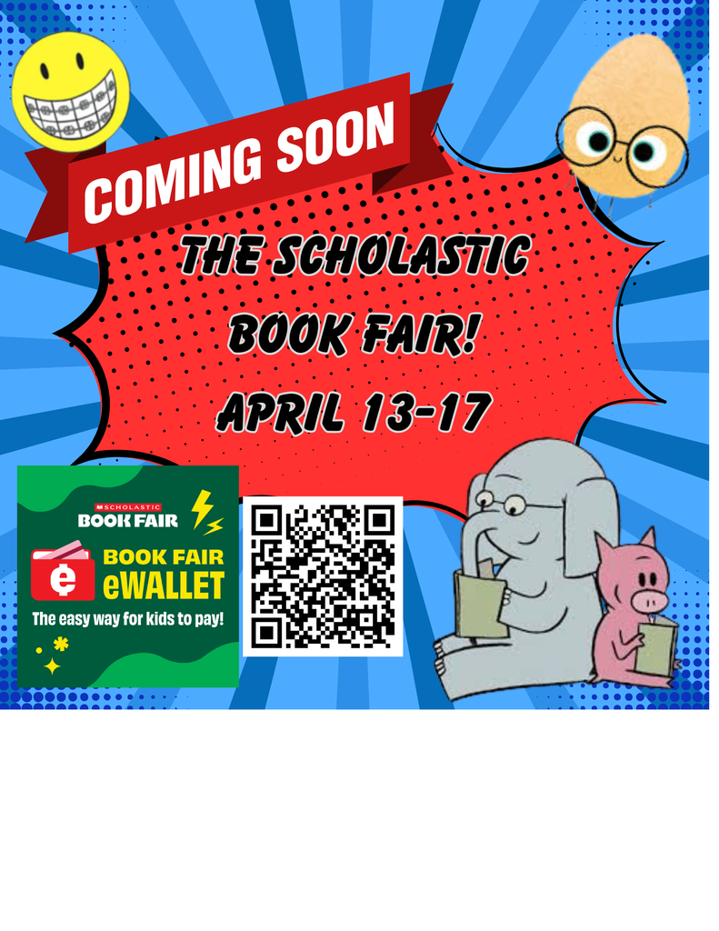 SCHOLASTIC BOOK FAIR!