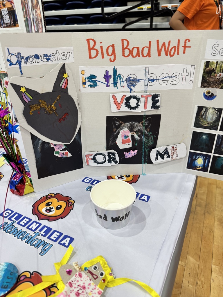 Poster for the Big Bad Wolf with the wolf eating Peppa Pig