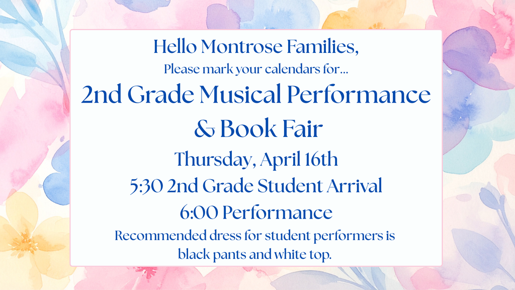 2nd Grade Performance!