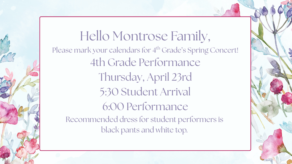 4th Grade Performance