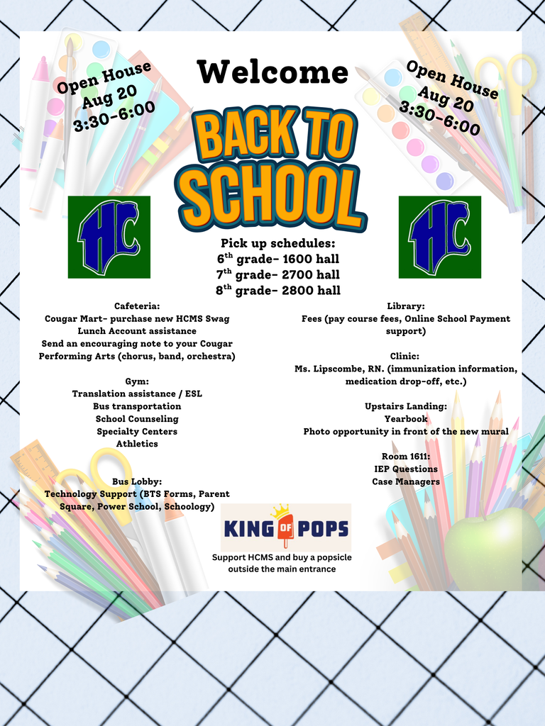 HCMS Open House!