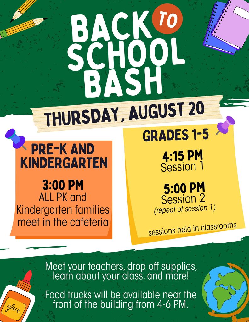 Back to School Bash Flyer
