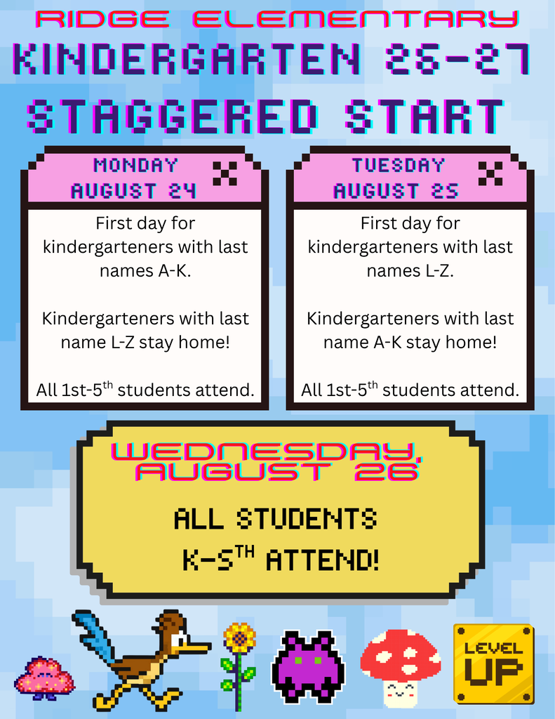 KG staggered start schedule