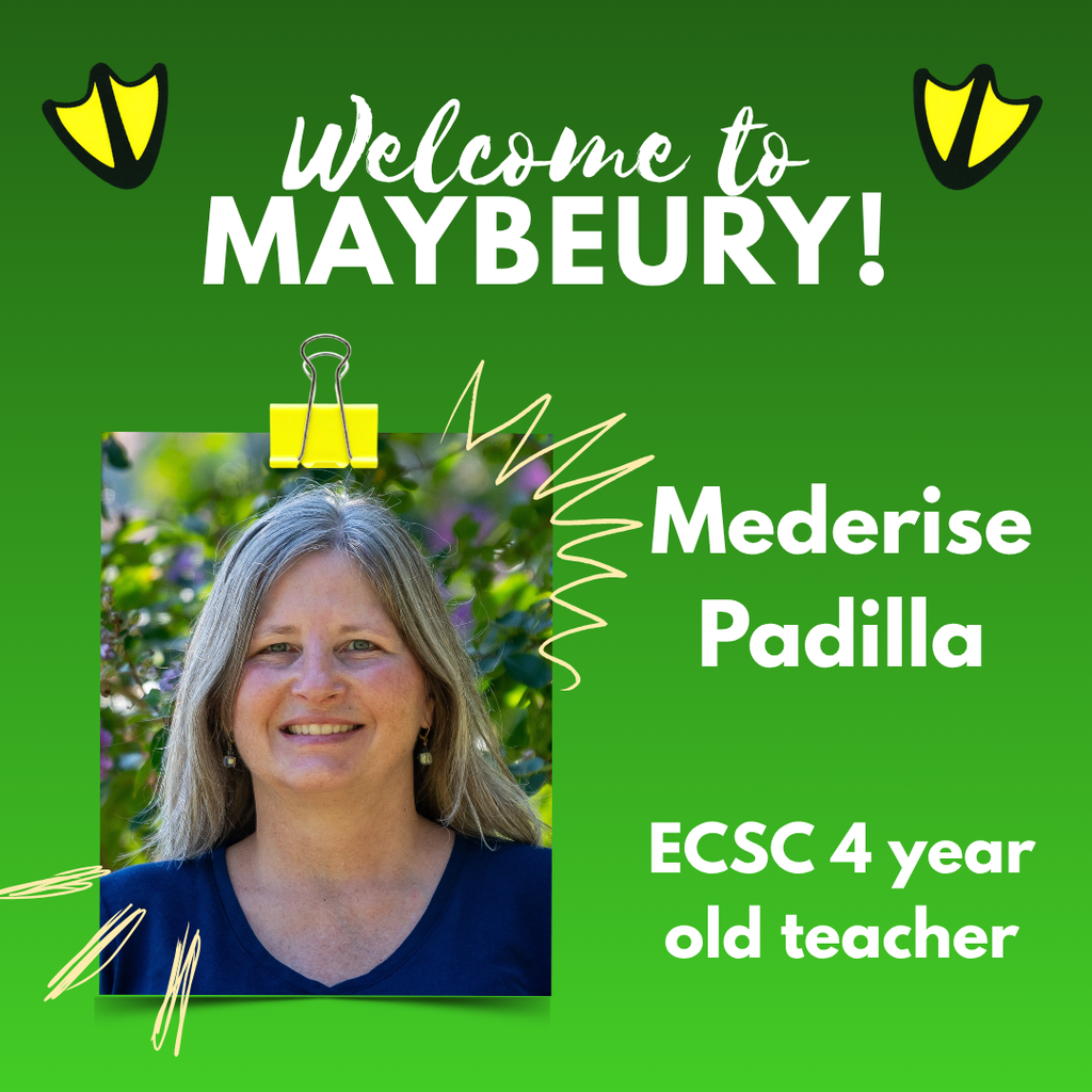 Welcome to the Maybeury team, Mederise Padilla