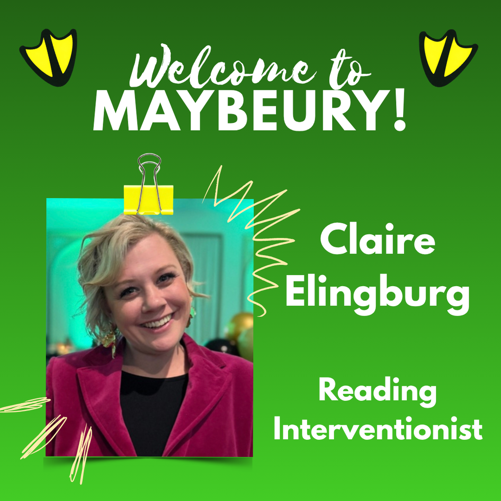 Welcome to the Maybeury team, Claire Elingburg!