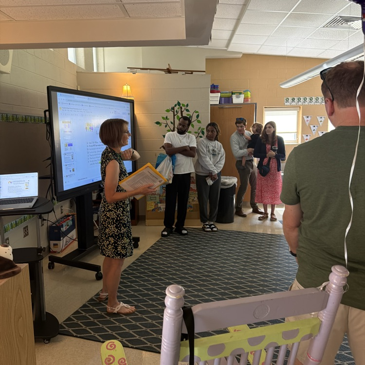 Mrs. Hardrick at Open House