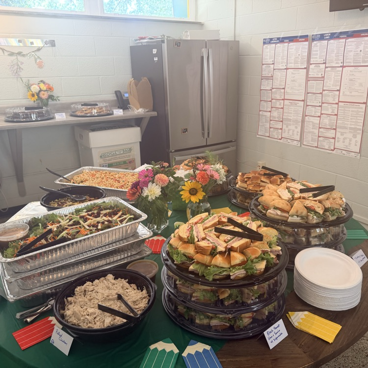 lunch provided by PTA