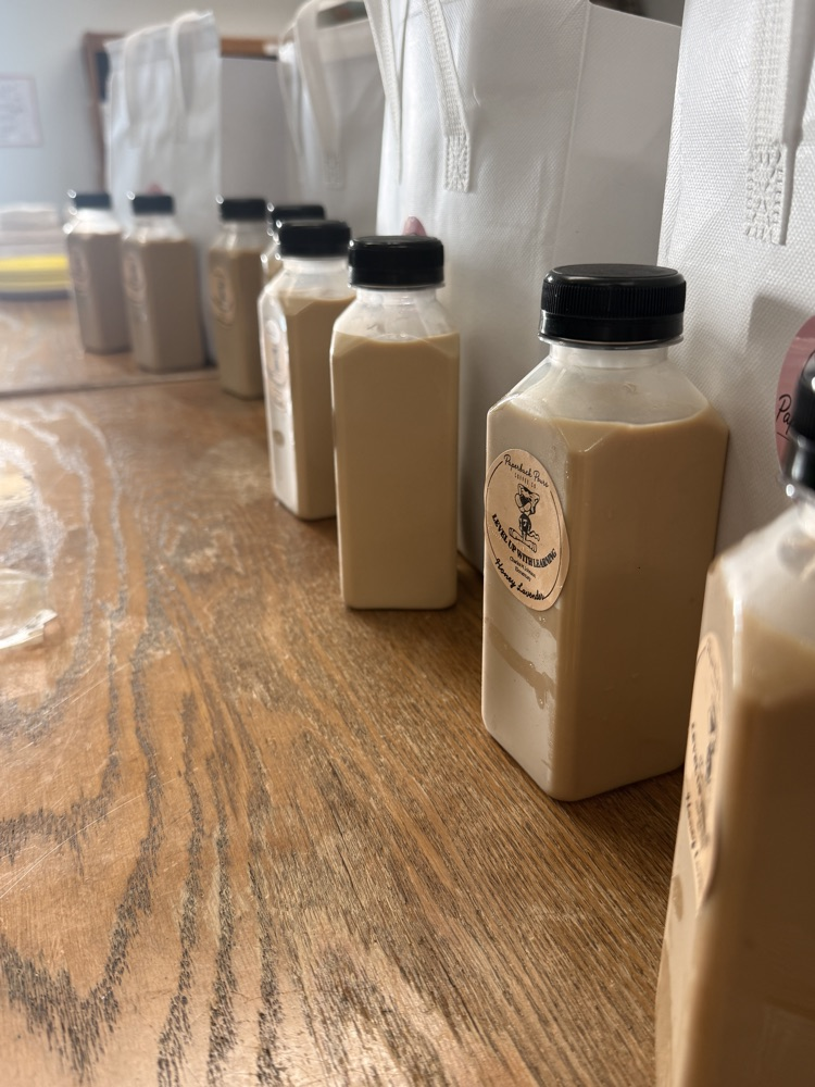 paperback pours coffee