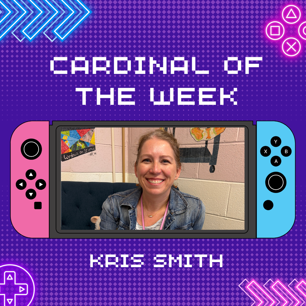 Time to Level Up! 🎮✨ This week, Kris Smith just hit a new high score! Nominated by a peer for her game-changing dedication, she brings next-level energy, leadership, and passion to our entire school community every single day. Join us in celebrating Mrs. Smith for raising the bar and helping our team level up! 🏆 #LevelUp #CardinalOfTheWeek #StaffAppreciation #PowerUp