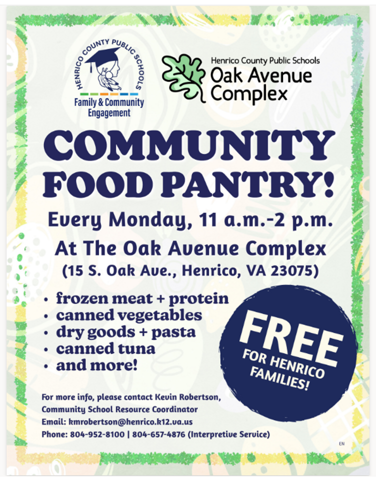 Monday Food Pantry Flyer