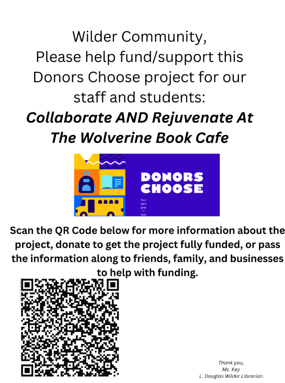 Donors Choose Flyer